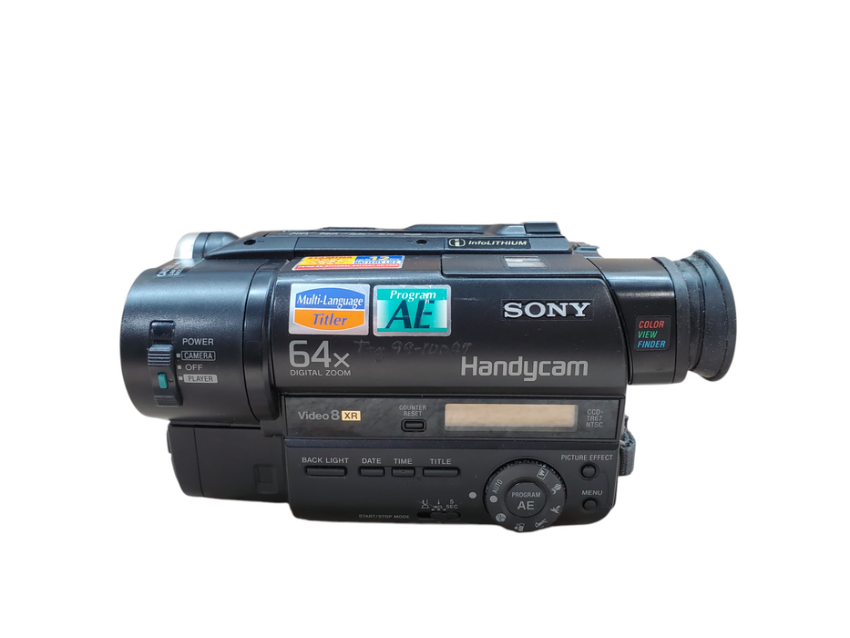 Sony CCD-TR67 Video Camera Recorder w/ Battery *READ*