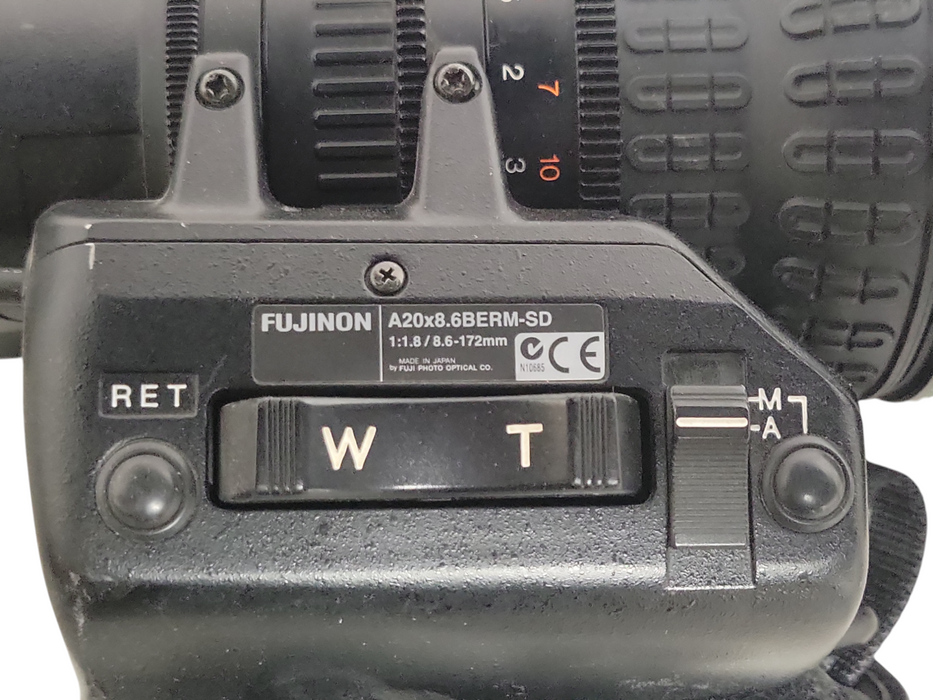 Fujinion A20x8.6BERM-SD 1:1.8/8.6-172mm zoom lens