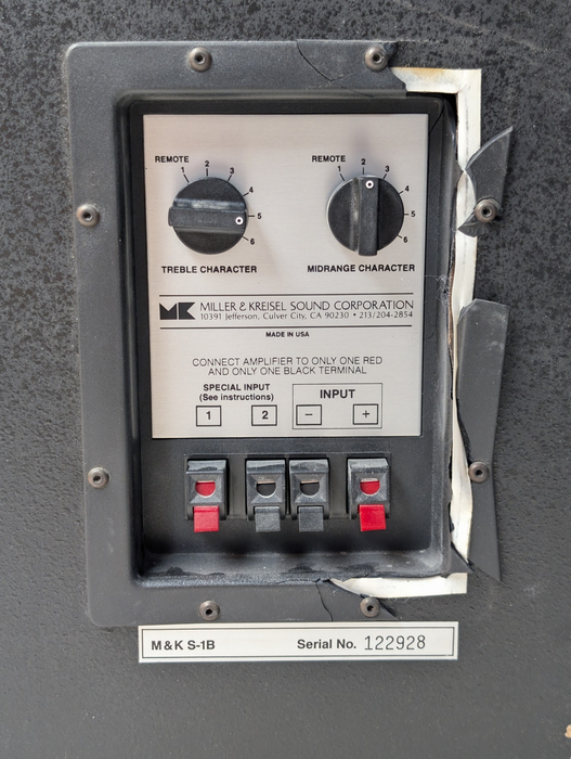 Pair Miller & Kreisel M & K S-1B Satellite Speakers