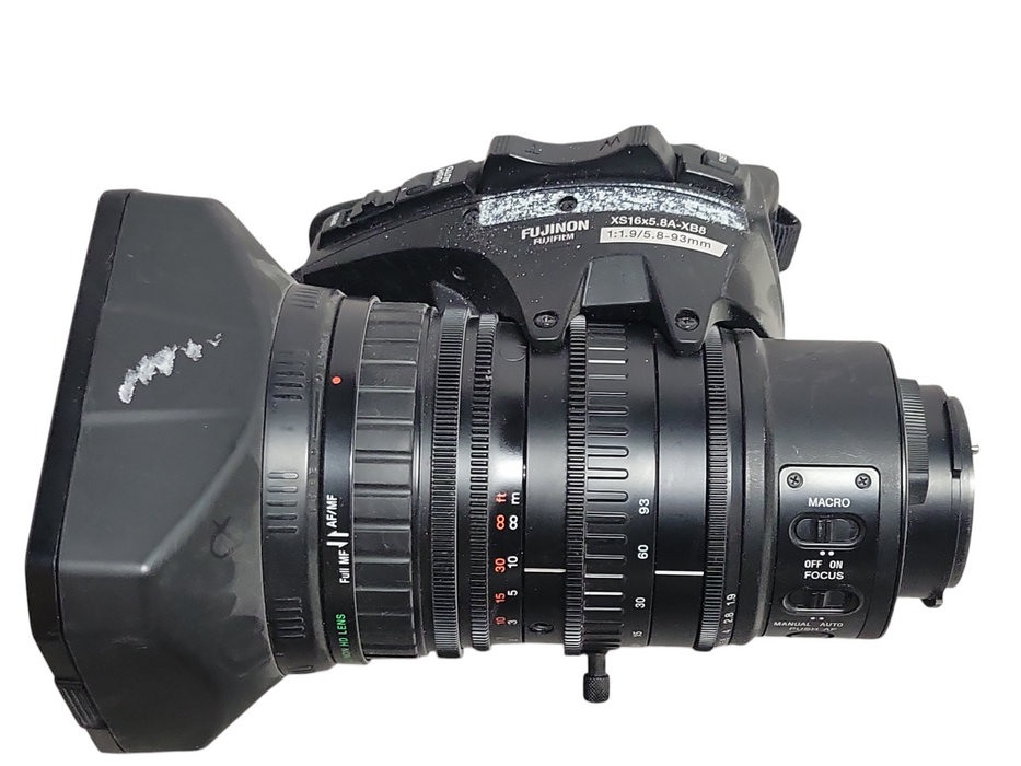Fujifilm XS16x5.8A-XB8A 1:1.9/5.8-93mm PMW-320 Zoom Lens, READ