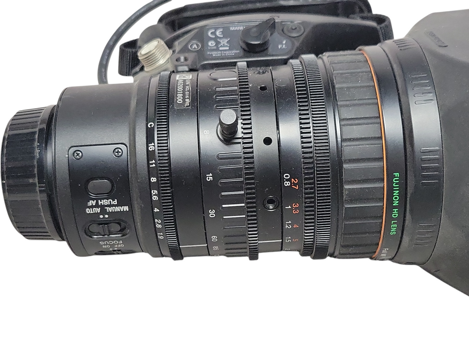 Fujinion XA16x8A-XB8 1:1.9/8-128mm zoom lens, READ