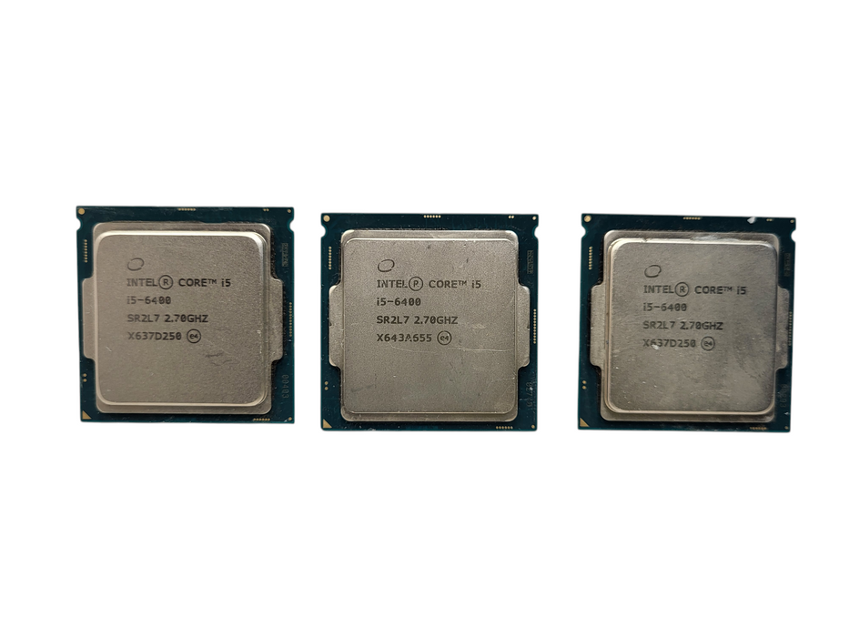 Lot of 3x Intel Core i5-6400 SR2L7 2.70GHz Quad Core LGA1151 6MB Processor CPU