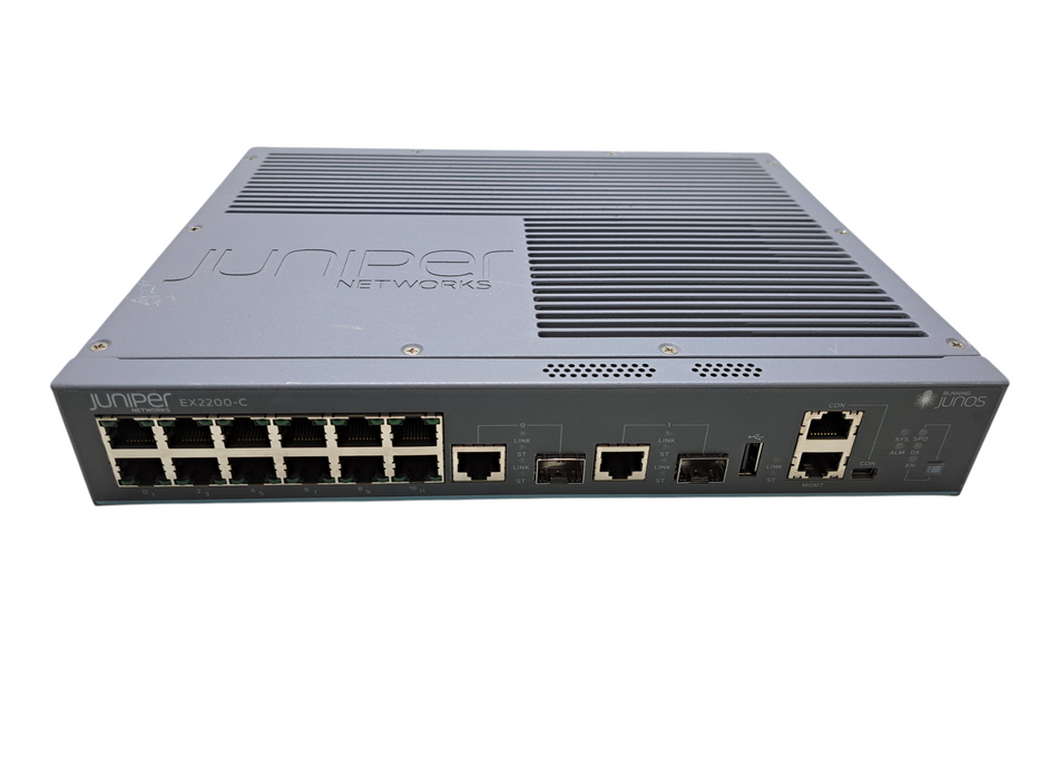 Juniper Networks EX2200-C 12T-2G | 12-Port Gigabit Compact Switch