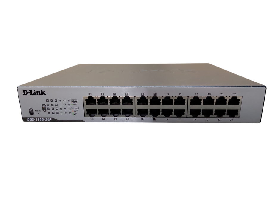 D'Link DGS-1100-24P 24-Port Gigabit PoE Smart Web Managed Switch