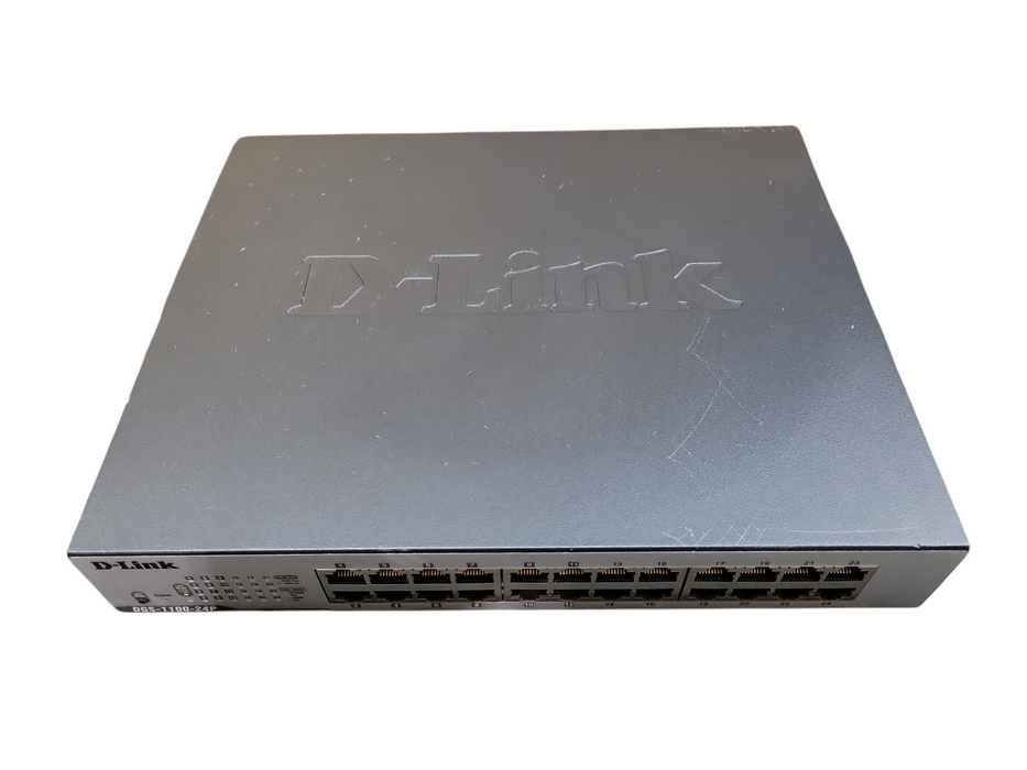 D'Link DGS-1100-24P 24-Port Gigabit PoE Smart Web Managed Switch