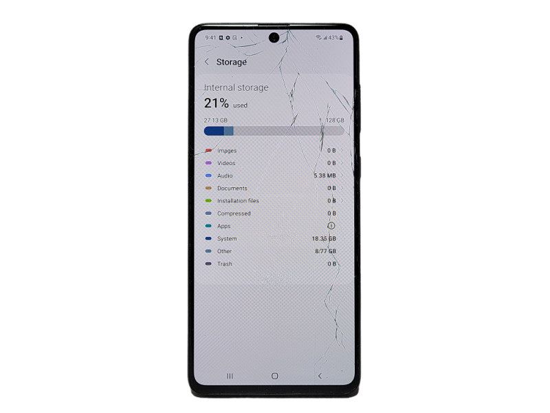 Samsung Galaxy A71 - 128GB - Unlocked Single SIM READ $