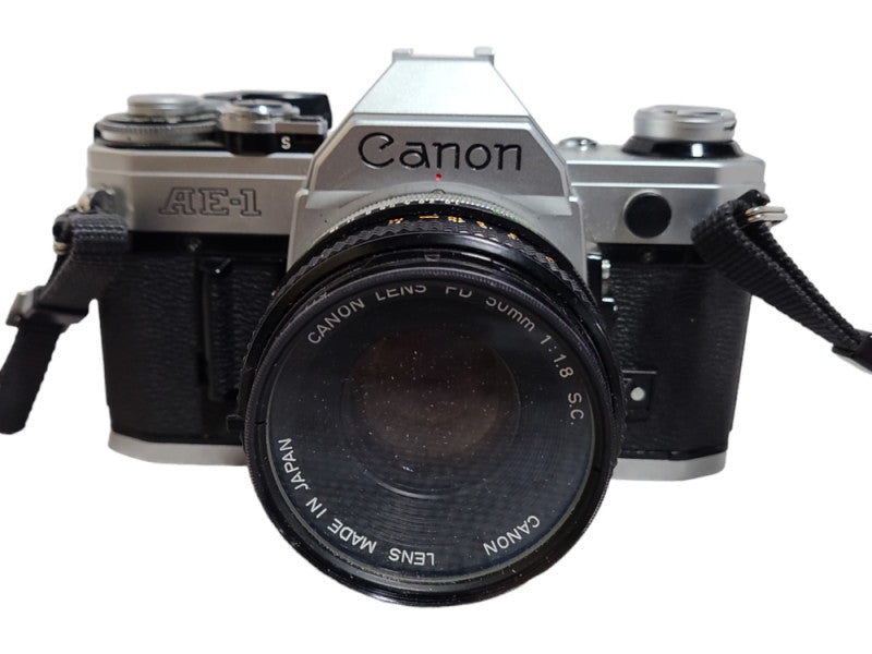 Canon AE-1 Program Film Camera w/ Canon FD 50mm lens, READ