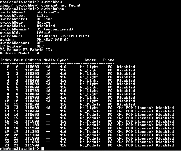 HPE SN3000B 24x16Gb FC 12x Active Ports R2F Reverse Flow