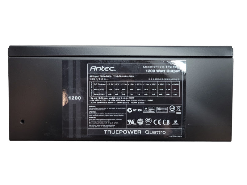 Antec TruePower Qudaro 1200W Semi-Modular PSU (TPG-1200) %