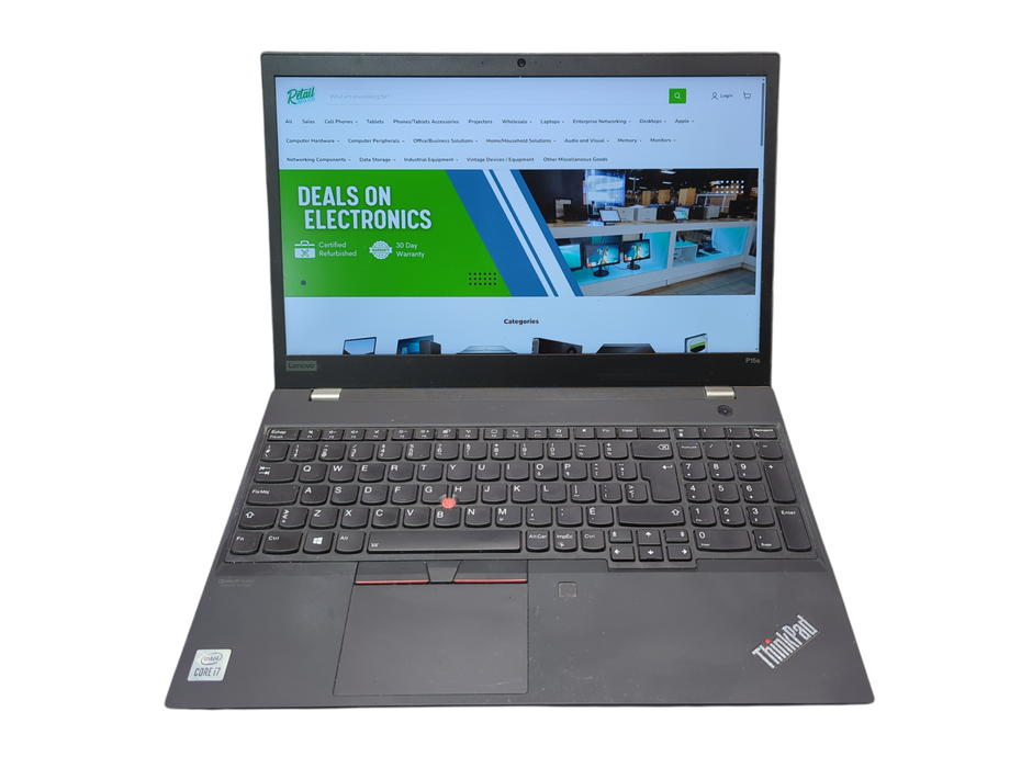Lenovo ThinkPad P15s, i7-10510U, 16GB DDR4, 256GB NVMe, QUADRO P520, No PWR