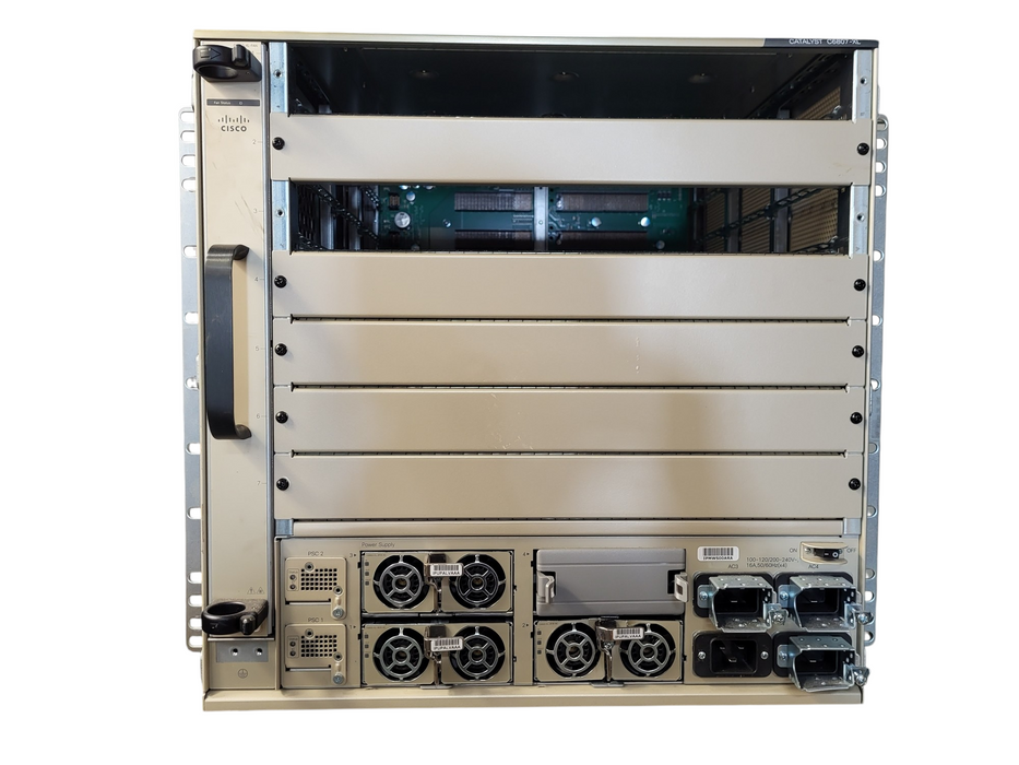 Cisco C6807-XL Catalyst 6807-XL Chassis w/ Fan Tray & AC PWR READ