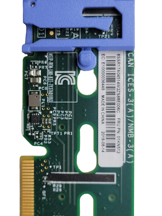 Lenovo 01KN512 Dual M.2 SATA SSD Mirroring Enablement Kit for TS SD530 _