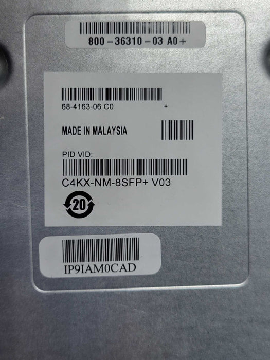 Cisco C4KX-NM-8SFP+ 4500-X 8 Port SFP+ 10GE Network Expansion Module _