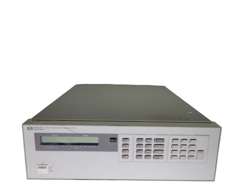 HP 6626A DC Power Supply (2)50V .5A 2 5W (2) 50V/1A 16V/2A 50W Quad Out Q%