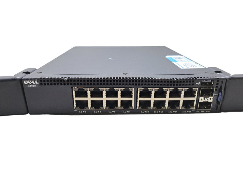 Dell X1018 E10W001 16-Port Gigabit Ethernet Smart Managed Switch *READ*