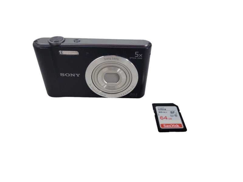 Sony Cyber-shot DSC-W800 Compact Digital Camera 20.1MP 5x Optical Zoom-Black !