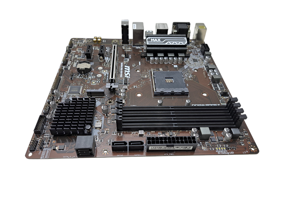 MSI PRO B450M PRO-VDH MAX AMD B450 Micro ATX mATX DDR4 AM4 Ryzen Motherboard