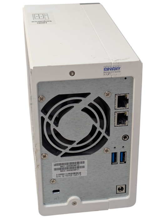 QNAP TS-231P 2 Bay NAS Storage 2x 2TB HDDs installed