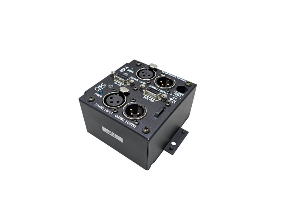 DSP-4 Digital SIGNAL PROCESSOR MODULE XLR -RS-232 QSC MANAGER SOFTWARE VER 4.75