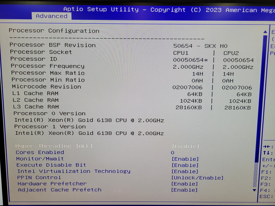NUTANIX / Supermicro X11DPT-B-G6-NI22 - 2x Xeon Gold 6138 16GB DDR4 (3x Nodes)