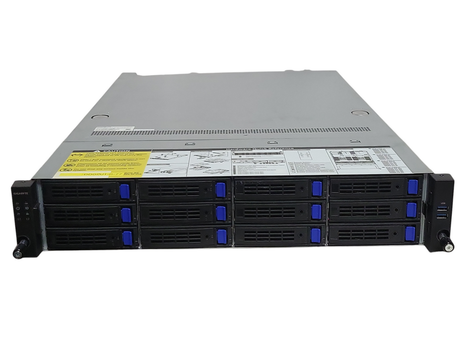 Gigabyte R282-Z93 12x3.5" Barebones Server 2x 2000W | Supports EPYC & NVMe, READ