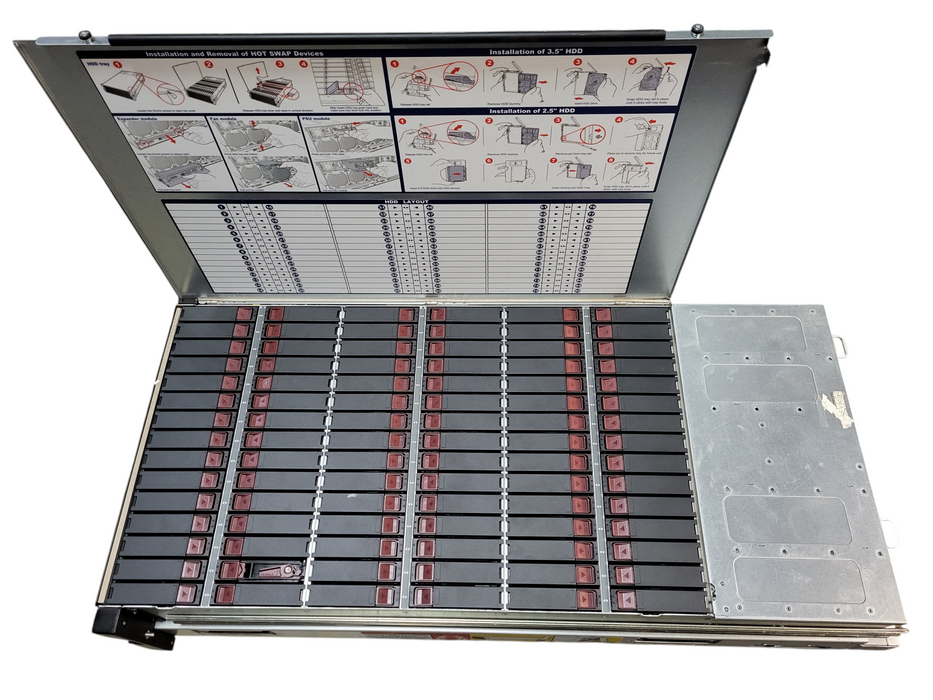 Supermicro X10DSC-TP4S 90-Bay 4U Server 2x E5-2630 v4 256GB RAM 2x SAS3880 RAID