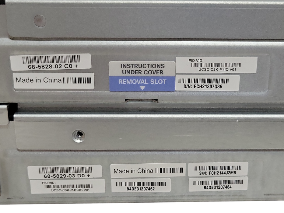 Cisco UCSC-C3K-M4SRB UCS S3260 M4 Node w/ UCSC-C3K-M4IO, 2x Xeon E5-2650v4 128GB