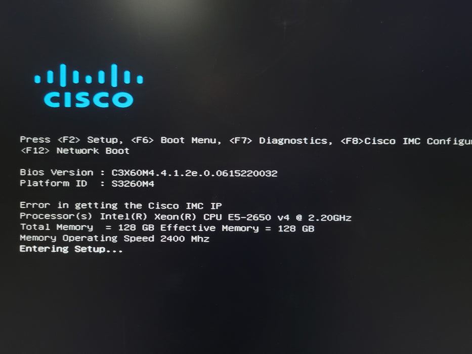 Cisco UCSC-C3K-M4SRB UCS S3260 M4 Node w/ UCSC-C3K-M4IO, 2x Xeon E5-2650v4 128GB