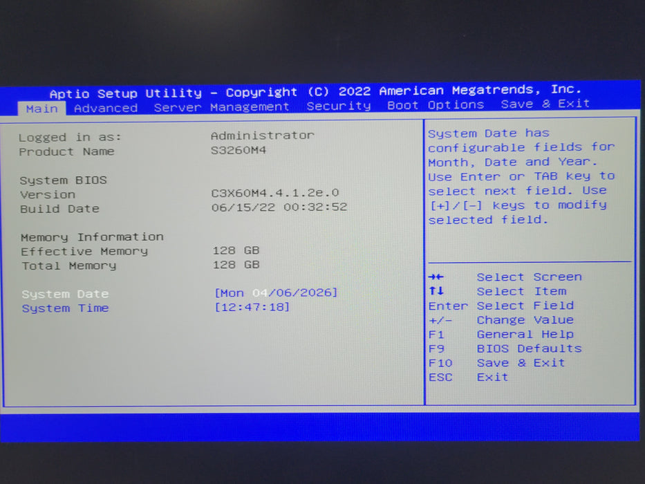 Cisco UCSC-C3K-M4SRB UCS S3260 M4 Node w/ UCSC-C3K-M4IO, 2x Xeon E5-2650v4 128GB