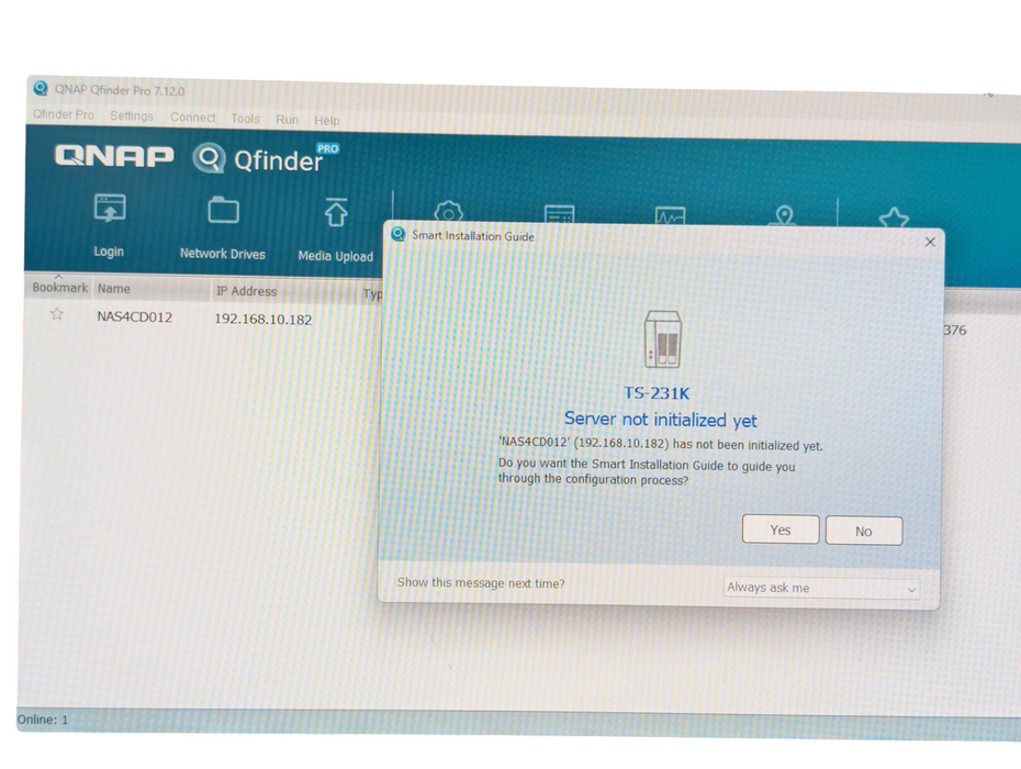 QNAP TS-231K 2 Bay NAS