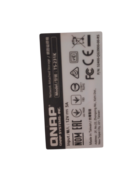 QNAP TS-231K 2 Bay NAS