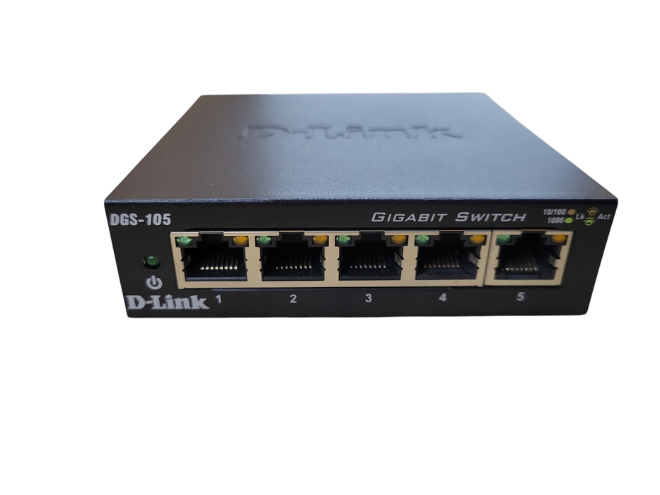 D-Link 5-Port Gigabit Metal Desktop Switch ( DGS-105)