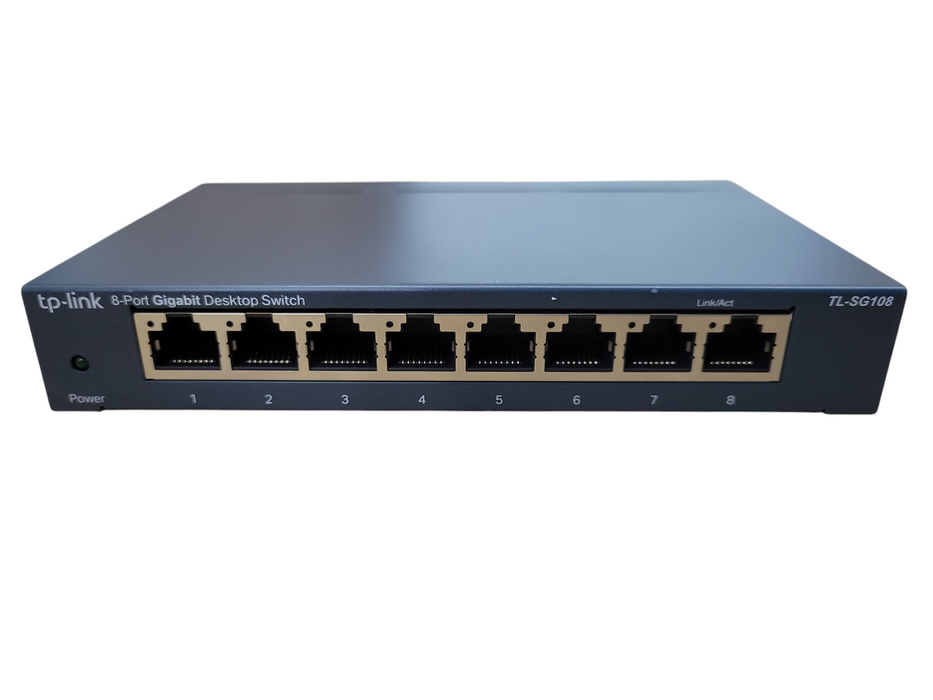 TP-Link (TL-SG108) 8-Port 10/100/1000Mbps Desktop Switch