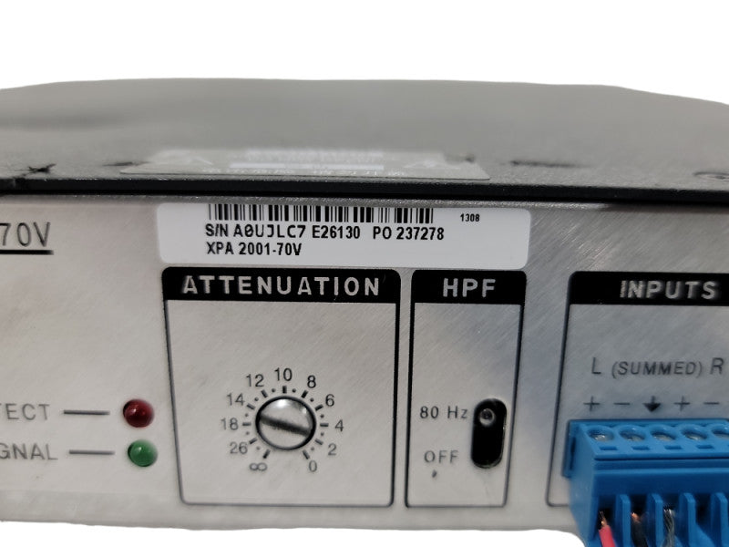 Extron XPA 2001 - 70V Professional Audio Power Amplifier