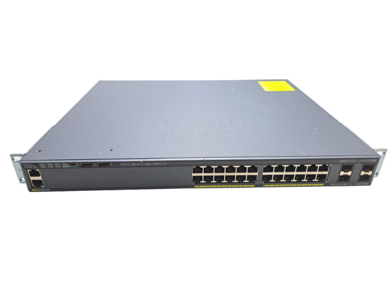 Cisco WS-C2960X-24PS-L | 24-Port Gigabit PoE+ 370W Switch | 4x SFP Q