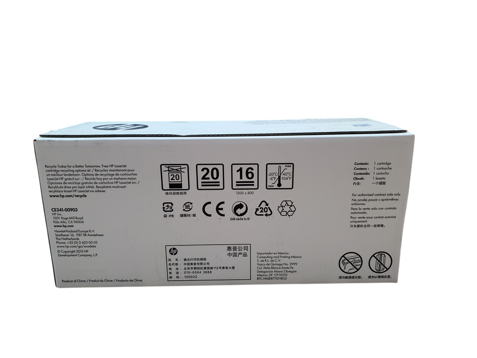 NEW - HP LaserJet CE341AC - Cyan Print Cartridge