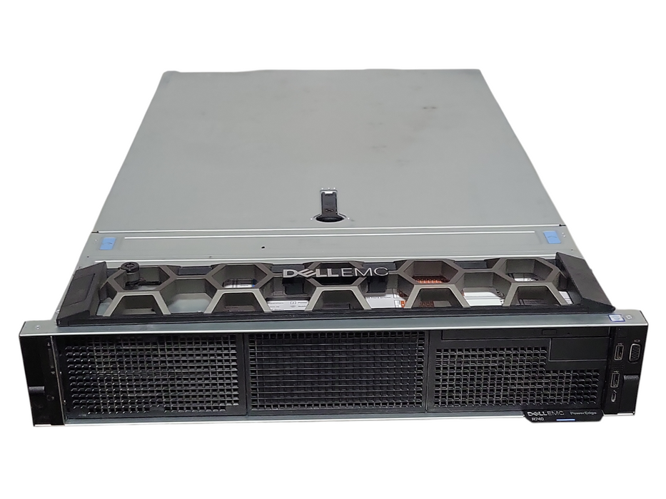 Dell PE R740 2x Xeon Gold 5118 16GB DDR4 2x PSU No RAID/HDD backplane board, SEE