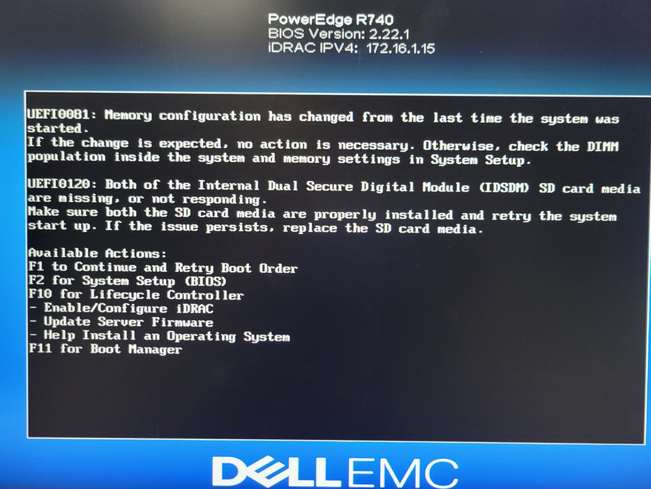 Dell PE R740 2x Xeon Gold 5118 16GB DDR4 2x PSU No RAID/HDD backplane board, SEE