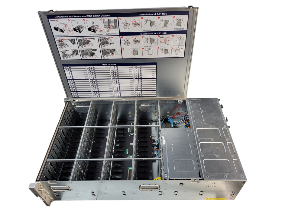 SUPERMICRO CSE-946SE2C-R1K66JBOD 60BAY TOP-LOAD JBOD