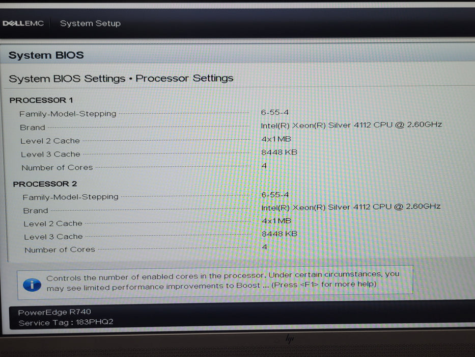 Dell PE R740, 2x Xeon Silver 4112 2.60GHz 16GB DDR4 PERC H730P,  2x PSU, 8x 2.5"
