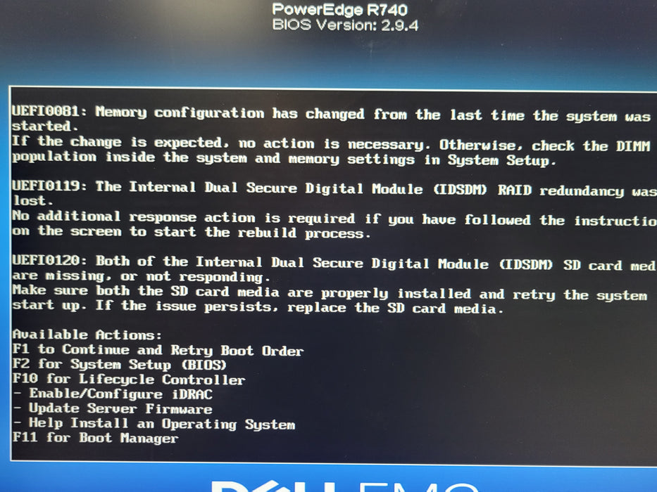 Dell PE R740 2x Xeon Bronze 3106 1.70GHz, 16GB DDR4, No HDD Backplane board, SEE