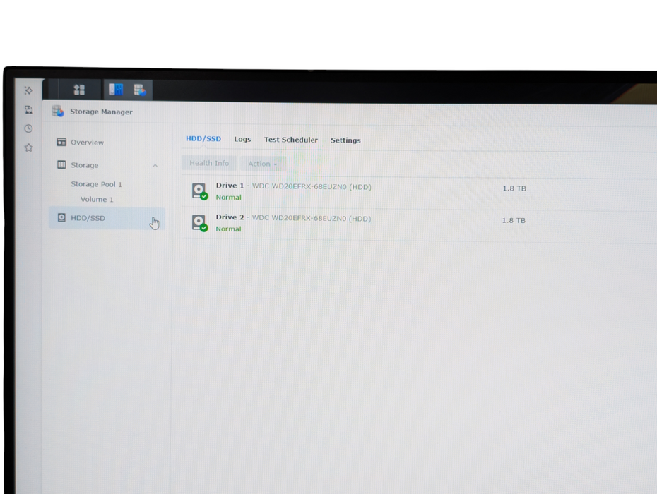 Synology DS214 2 Bay NAS 2x 2TB HDDs
