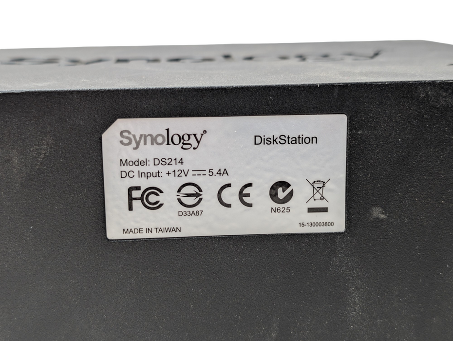 Synology DS214 2 Bay NAS 2x 2TB HDDs