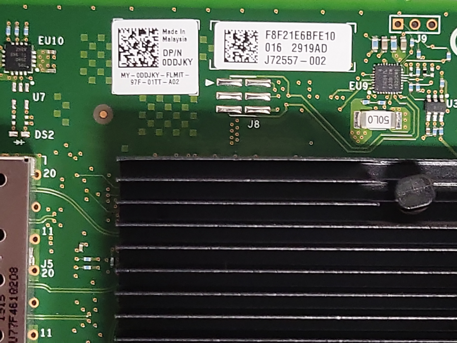Dell Intel X710-DA4 Quad-Port 10GB SFP+ PCIe Network Card 0DDJKY