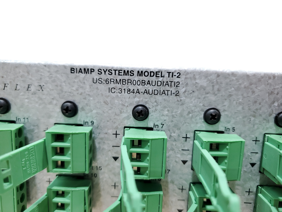 Biamp Systems Audia Flex Model TI-2 Digital Audio Processor *READ*