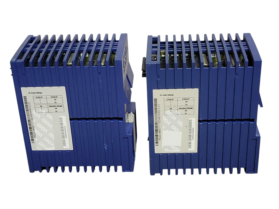 Lot of 2x Hirschmann RS20 Rail Switch, READ