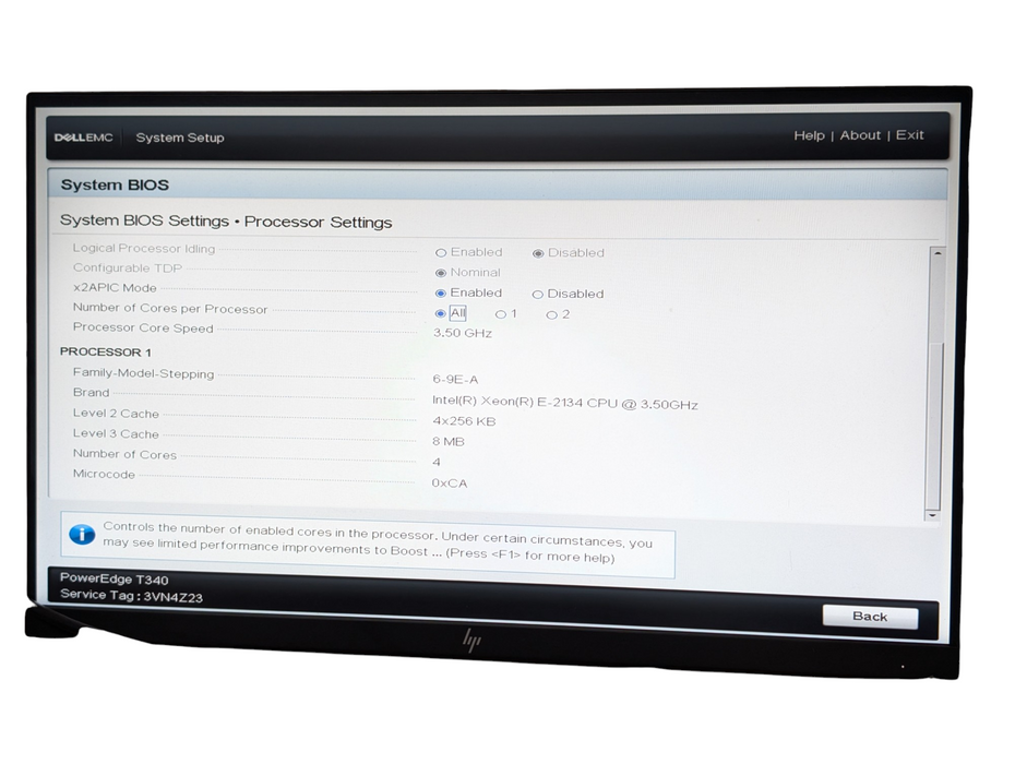DELL PowerEdge T340 Intel Xeon E-2134 32GB RAM