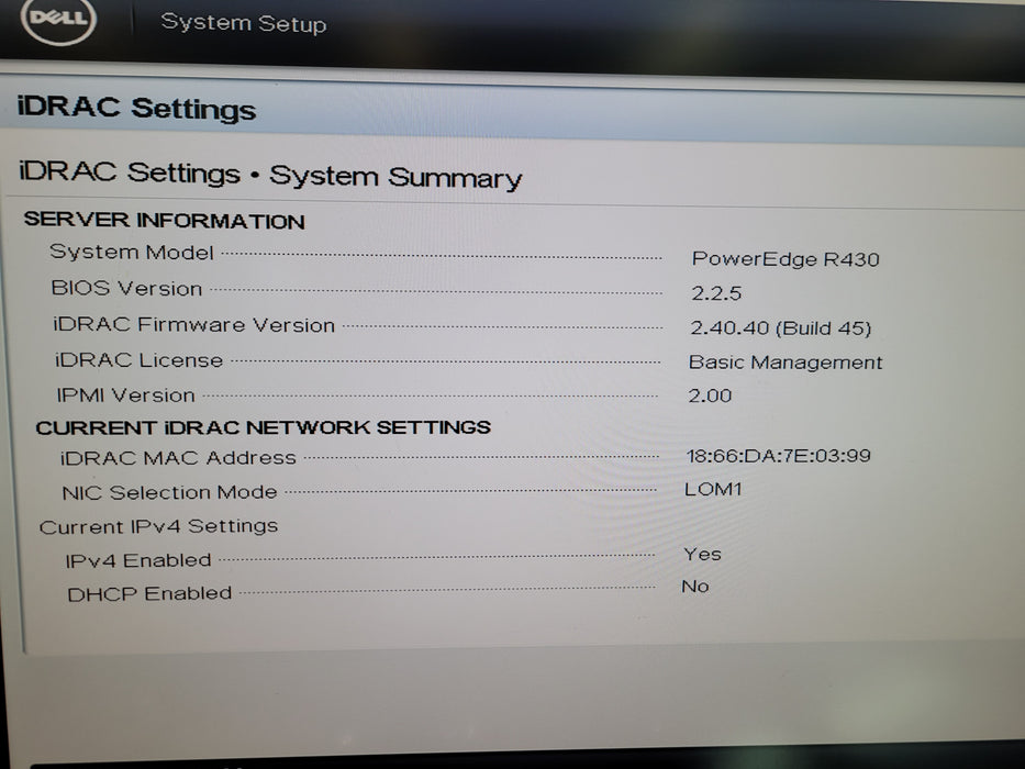 Dell PowerEdge R430 - Xeon E5-2620 v3 32GB DDR4 PERC H330 Mini 2x550W PSU