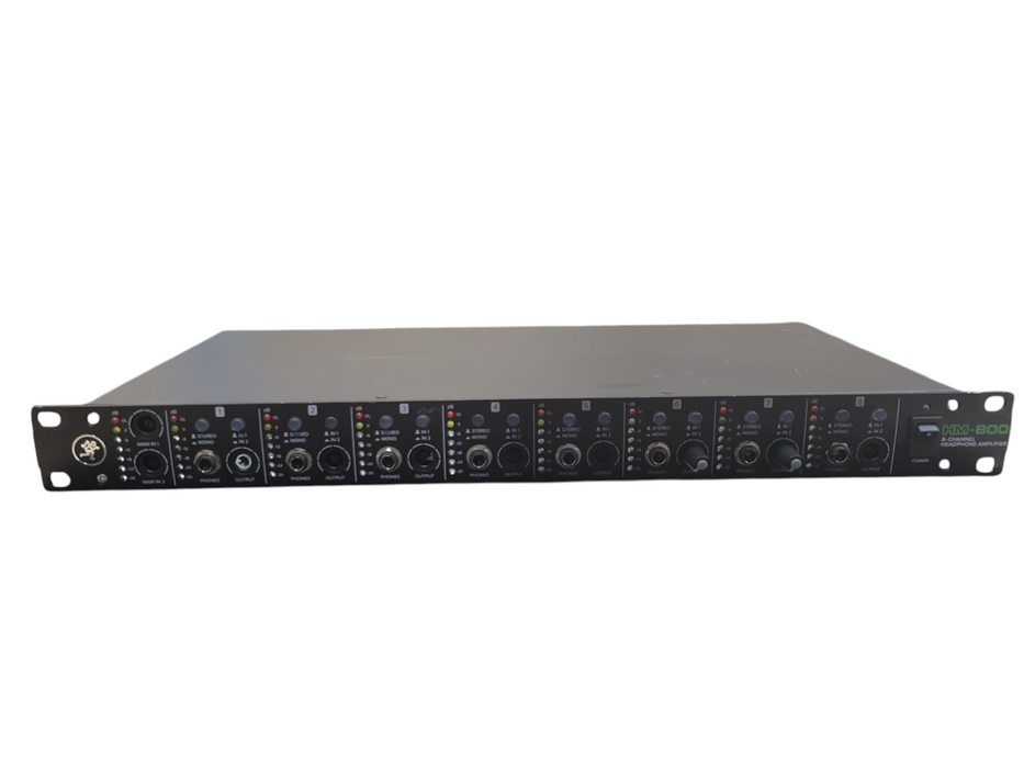 Mackie HM-800 8-Channel Headphone Amplifier HM800 Head Phone Amp