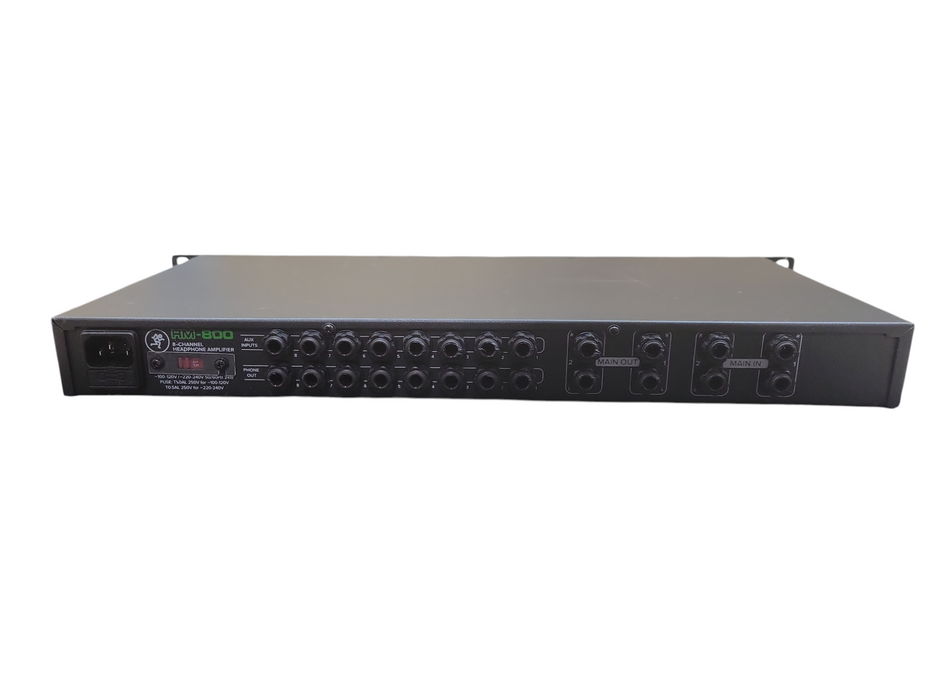 Mackie HM-800 8-Channel Headphone Amplifier HM800 Head Phone Amp